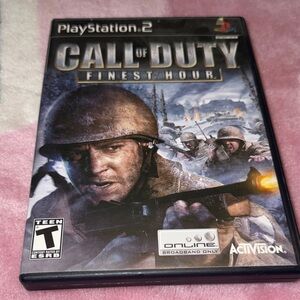 Sony PlayStation 2 Call of Duty: Finest Hour - Black and Blue